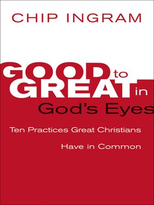cover image of Good to Great in God's Eyes